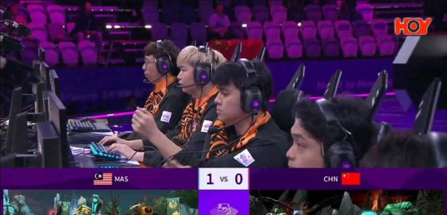 DOTA2亚运会：中国队2-1逆转马来西亚 闯入决赛全场沸腾
