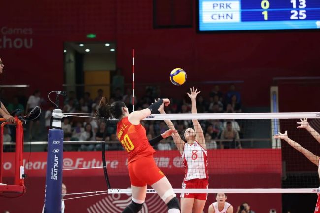 中国女排3-0轻取朝鲜，小组第一出线！