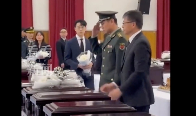 在韩志愿军烈士的遗物中有一个水壶
