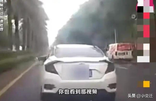 司机不让插队结果遭一路连续别车之后对方扬长而去