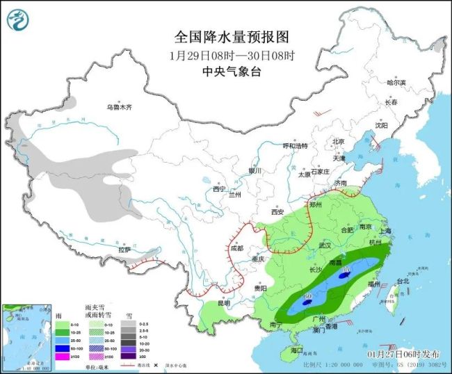 年前大范围雨雪又来了！持续时间长！涵盖范围广！