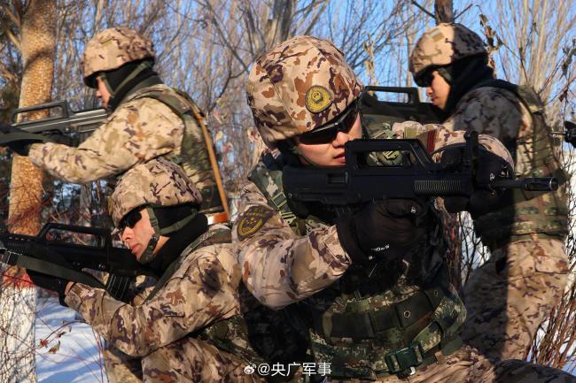 战斗力拉满！直击武警官兵冬季练兵现场