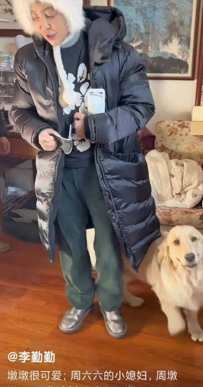 演员李勤勤收养周海媚爱犬：一定照顾好她的毛孩子 