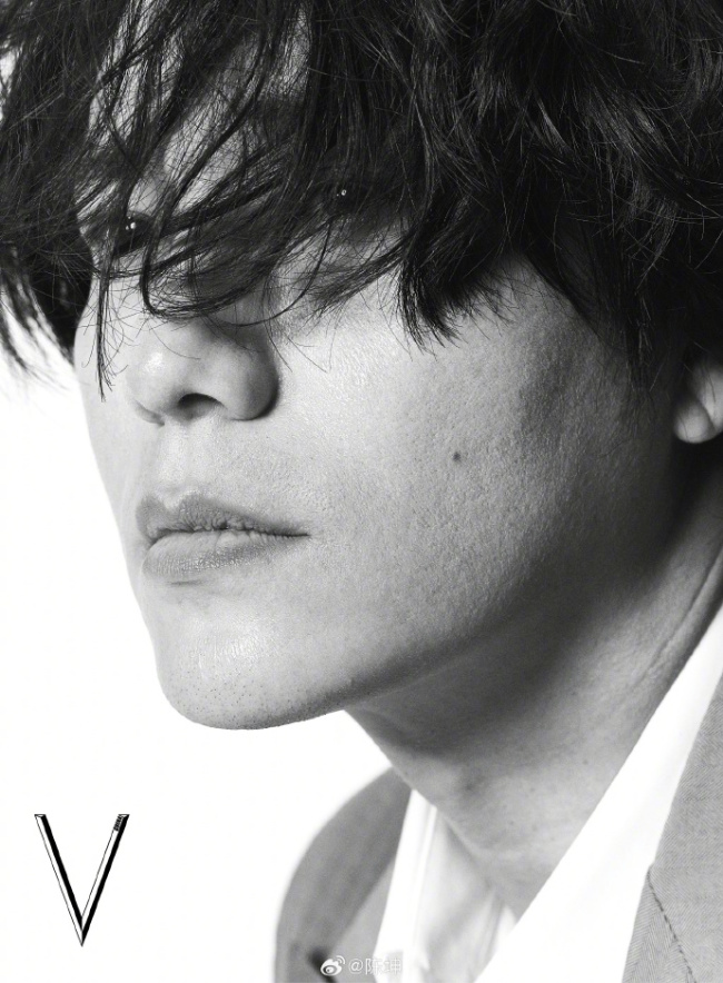 陈坤晒黑白质感大片心怀善意春暖花开