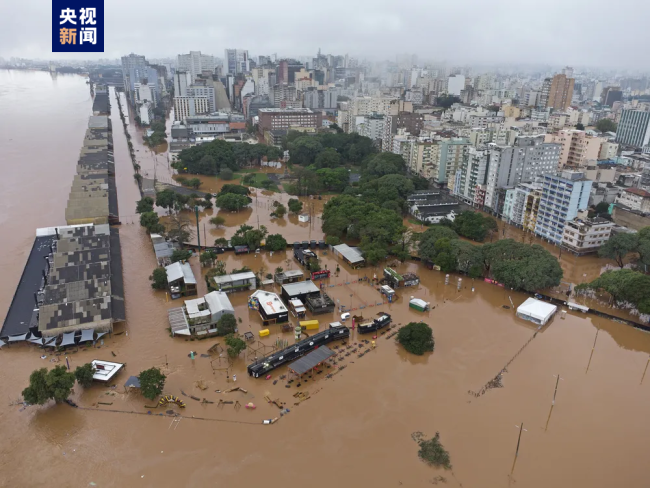 巴西南裏奧格蘭德州暴雨已造成66人死亡