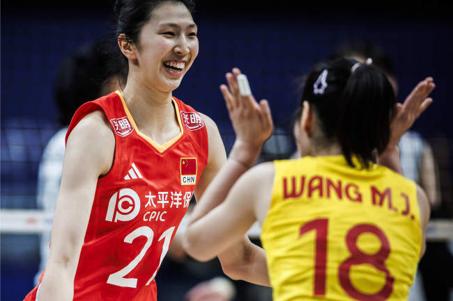 3-0完胜韩国队 中国女排世联赛巴西站首战告捷