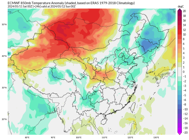 北方局地超37℃！气温预报图都热红了 华北黄淮迎高温考验