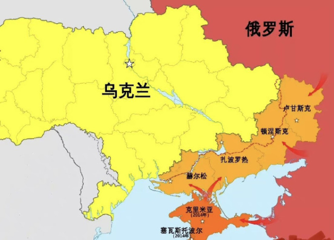 一个细节：普京对获取乌克兰领土的执念有多强横？得陇望蜀，无边界的野心