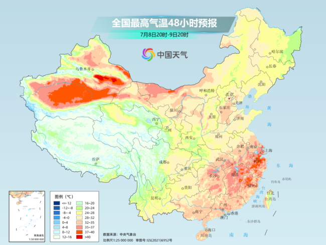 副热带高压位置再次变化！我国主雨带出现小幅变动