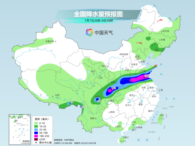 副熱帶高壓位置再次變化！我國主雨帶出現小幅變動