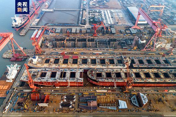 中国造船业三大指标全球领先