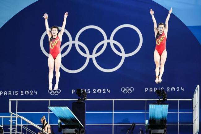 奥运跳水总金牌榜：中国美国并列第一