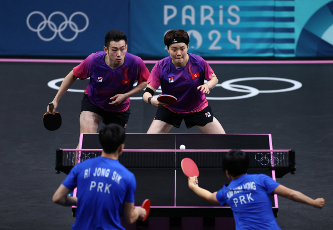 朝鲜4-3中国香港晋级乒乓球混双决赛 决赛静待中韩对决