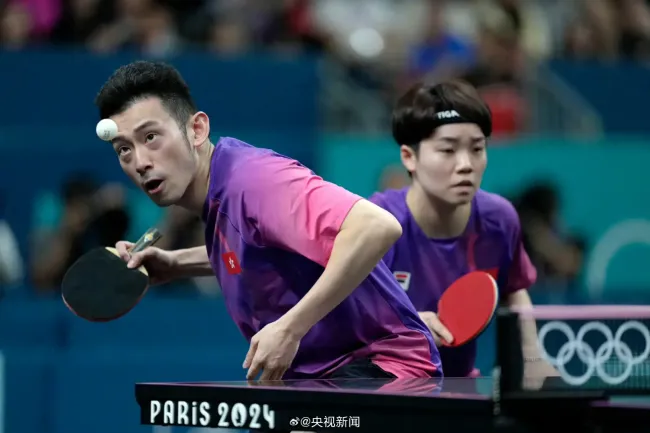 中国香港队乒乓混双第4