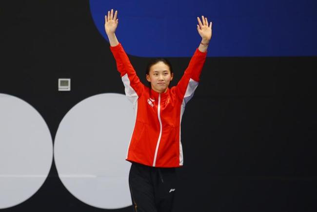 2024世界泳联跳水世界杯总决赛女子10米台决赛，陈芋汐夺金。