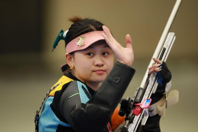 张琼月射击女子50米步枪三姿摘铜 20岁小将创佳绩