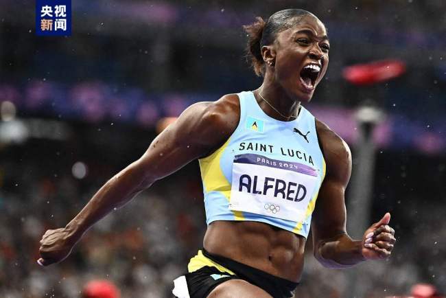 巴黎奥运会百米“女飞人”诞生！她来自圣卢西亚
