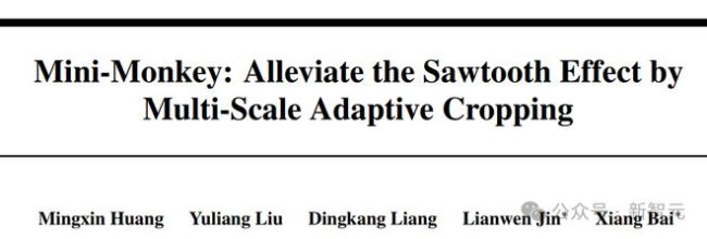 2B多模态新SOTA，华科、华南理工发布Mini-Monkey，专治“切分增大分辨率”后遗症