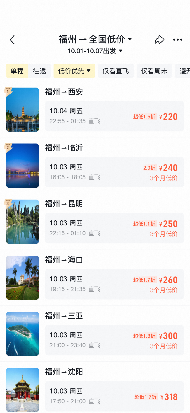 北京成为福建人热门旅游目的地之一