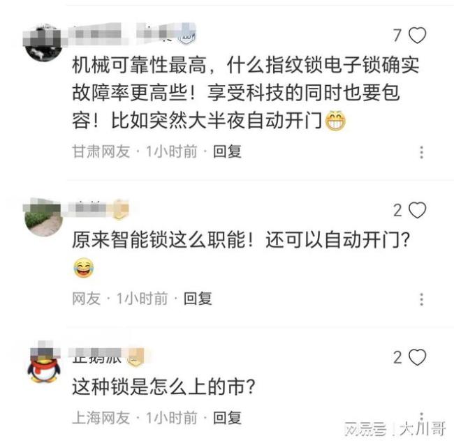 家中智能锁凌晨3点自动开门 安全引担忧