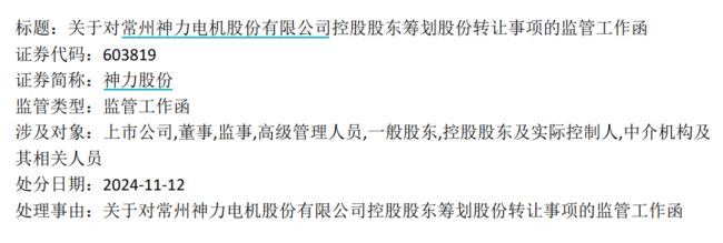 停牌前连拉两个涨停，交易所火速下发监管工作函 实控人筹划股份转让