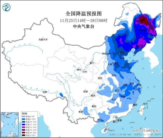 半米特大暴雪袭击东北 酷寒空气扎堆南下 多地气温骤降超16℃