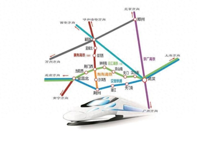 湖北17市州高铁“画圆”