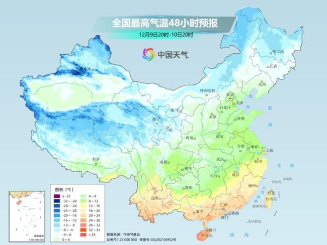 全国气温连跌 多地迎初雪冷空气上演“车轮战” 