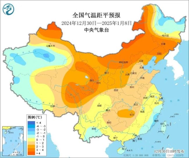 全国大部偏暖中开启“二九”！