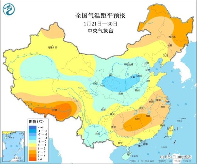 1月23至27日寒潮影響我國 大范圍雨雪降溫來襲