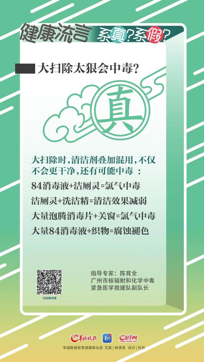 大掃除太狠會(huì)中毒,？假的,！