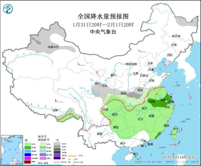 中东部地区有较大范围雨雪过程 多地暴雪灾害风险高