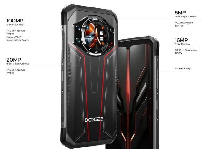 国产Doogee S119三防手机发布 超大电池强劲续航