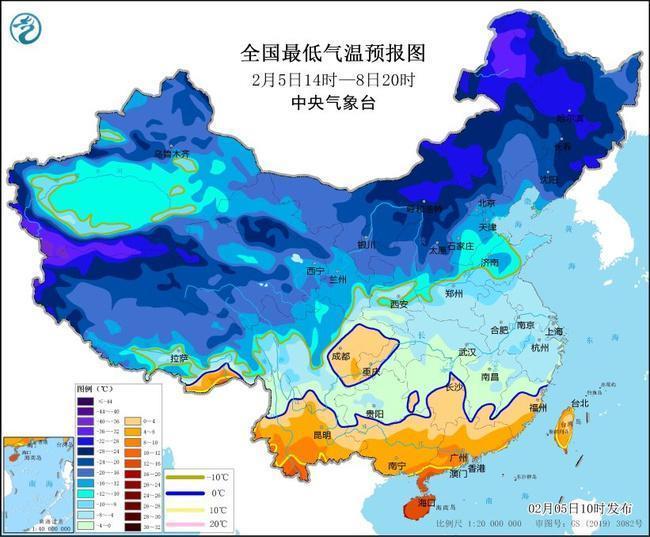 蛇年首個寒潮預警 全國大范圍降溫來臨