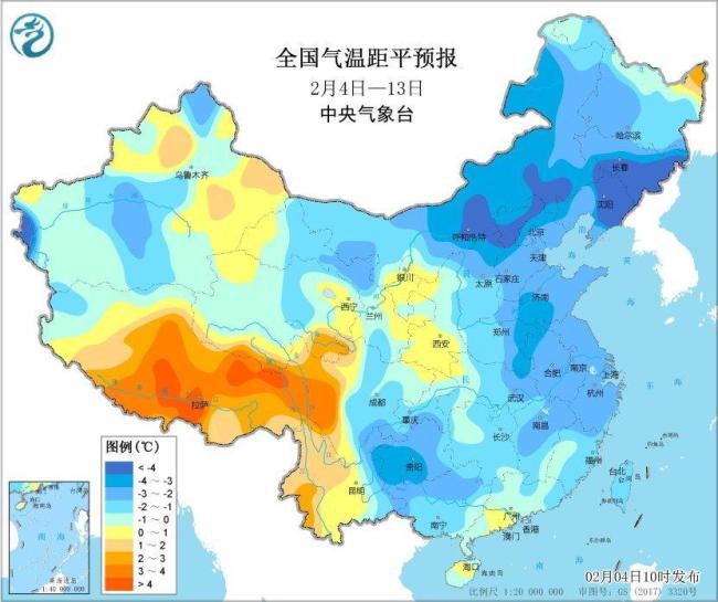 中央氣象臺(tái)：未來十天大部氣溫偏低 冷空氣頻繁來襲