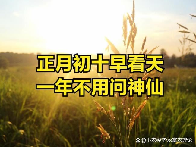 今日正月初十,，天晴有何預(yù)兆？農(nóng)諺咋說(shuō),？