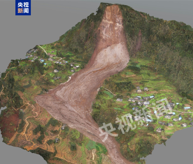 四川筠连首份滑坡实景模型构建完成 助力救援决策