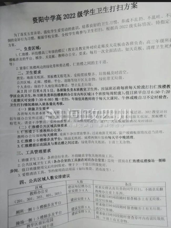 學(xué)校辭退保潔讓學(xué)生打掃校園 勞動教育引爭議