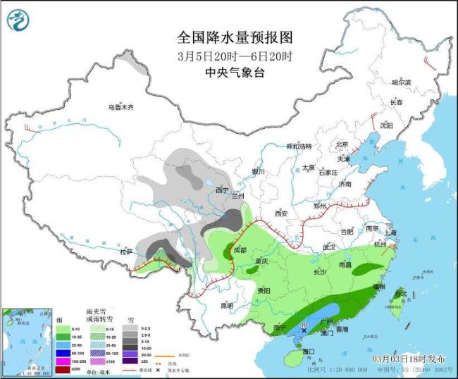 寒潮到来前，华南和福建还在进行最后的气温冲高…广东福建等地有强对流