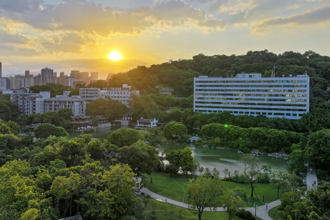 2024年7月17日,，福州市鼓樓區(qū)黎明湖生態(tài)濕地公園,。