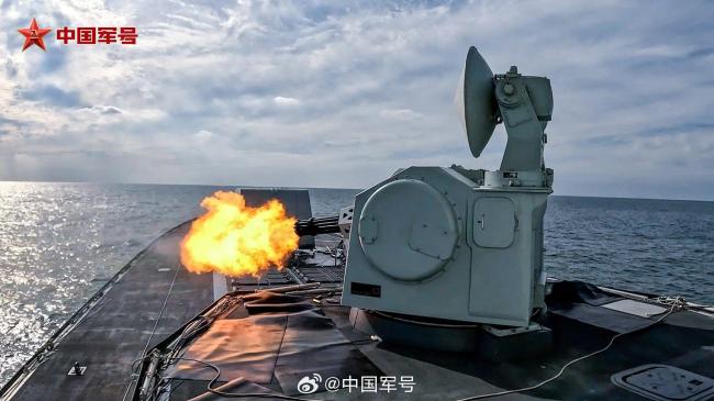 高清大圖！九圖帶你看漯河艦最新訓練畫麵