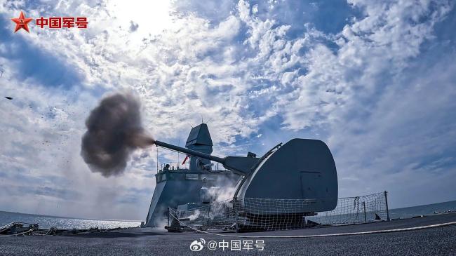 高清大圖！九圖帶你看漯河艦最新訓練畫麵