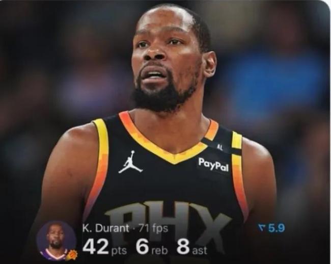 太阳123-112送骑士4连败 杜兰特42分闪耀全场