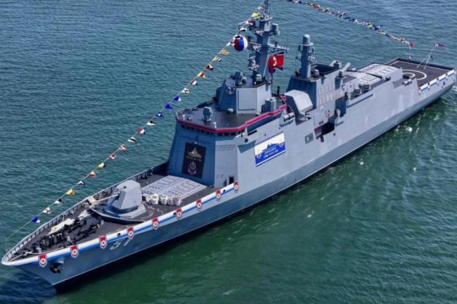 朝鲜“手搓”驱逐舰 真实实力如何 海上巨兽搅动东北亚