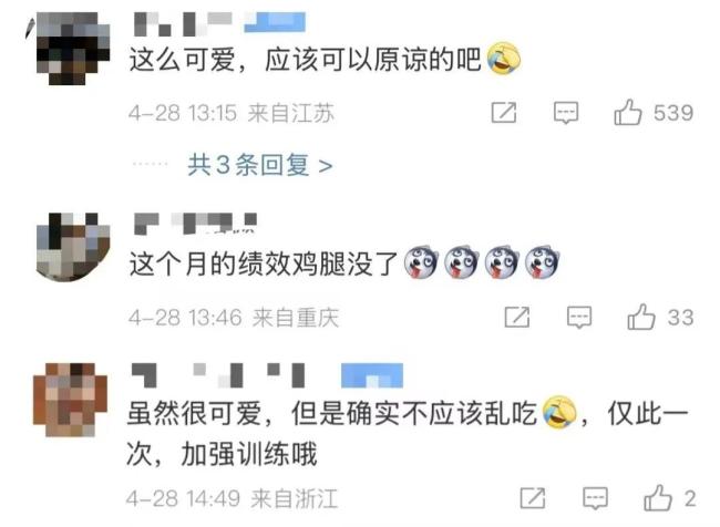 搶小朋友烤腸 警犬被通報 網(wǎng)紅警犬福仔登門道歉