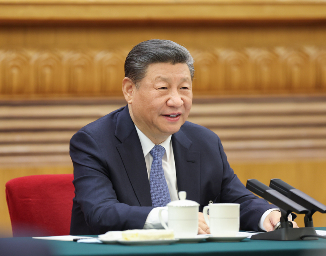 2024年3月5日,，習近平總書記參加他所在的十四屆全國人大二次會議江蘇代表團審議,。