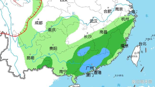 全国降水最强势的一天 暴雨席卷南方多省