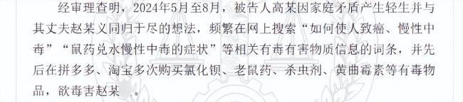 妻子16次網(wǎng)購(gòu)毒物預(yù)備殺夫