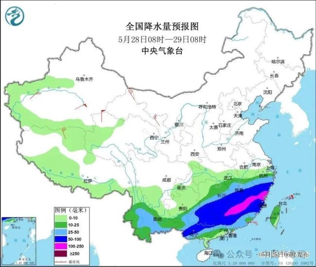 貴州江南華南將有新一輪強(qiáng)降水過(guò)程 影響范圍廣雨勢(shì)猛烈