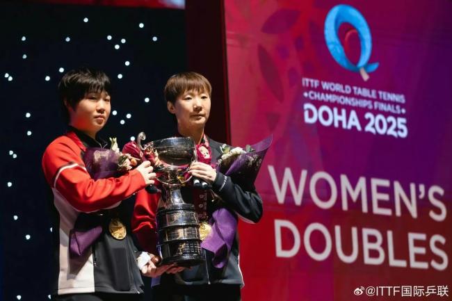 巴赫祝賀王曼昱并送禮物,，祝賀王曼昱蒯曼女雙奪冠,！